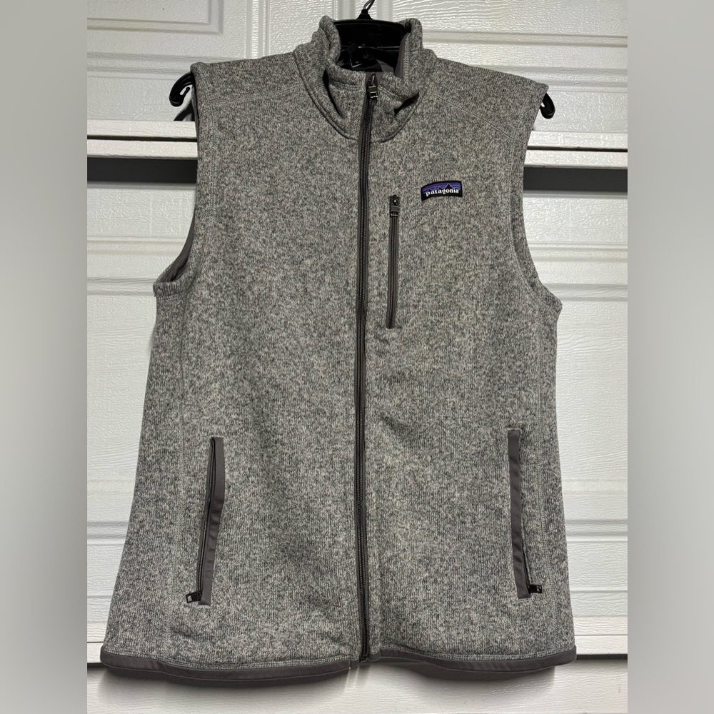 Patagonia Heather Gray Fleece Vest